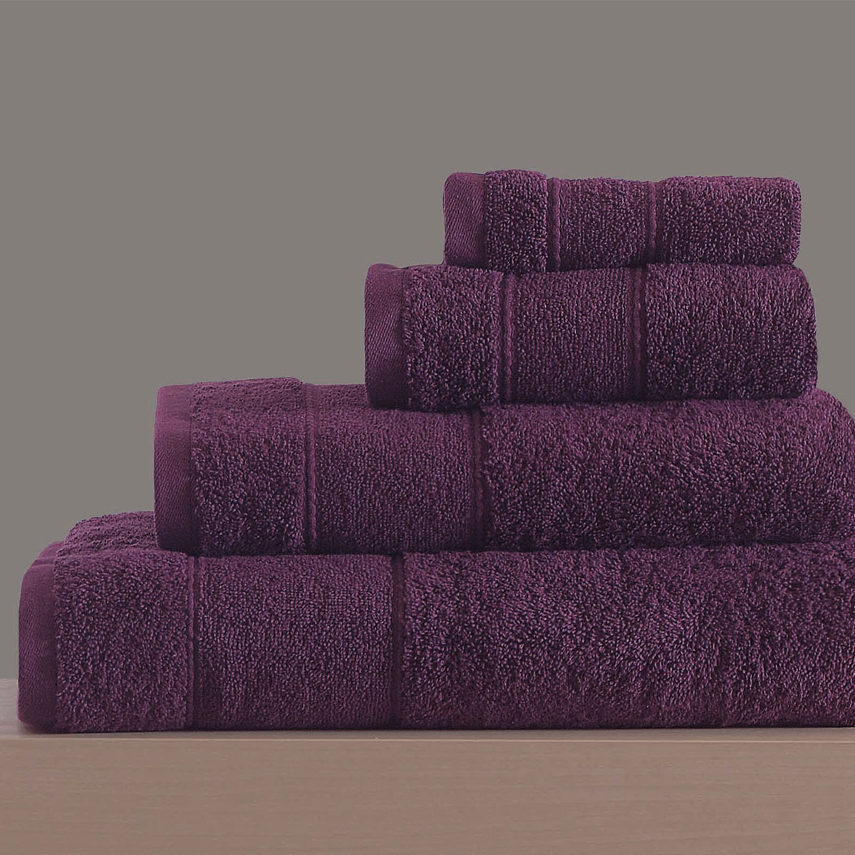 Πετσέτες Μπάνιου (Σετ 4τμχ) Makis Tselios Lillie Purple 500gsm 282931