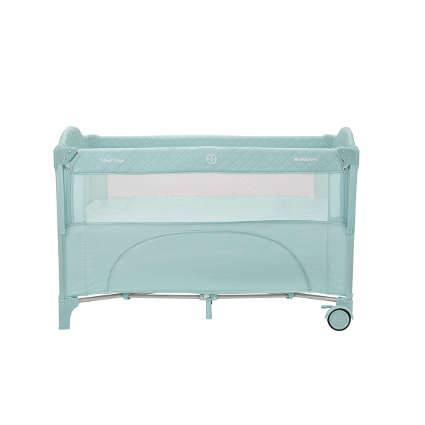 Παρκοκρέβατο 2 Θέσεων (0+ Μηνών/Έως 15kg) Kikka Boo Milky Way Mint 2023