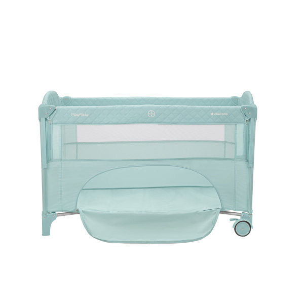 Παρκοκρέβατο 2 Θέσεων (0+ Μηνών/Έως 15kg) Kikka Boo Milky Way Mint 2023