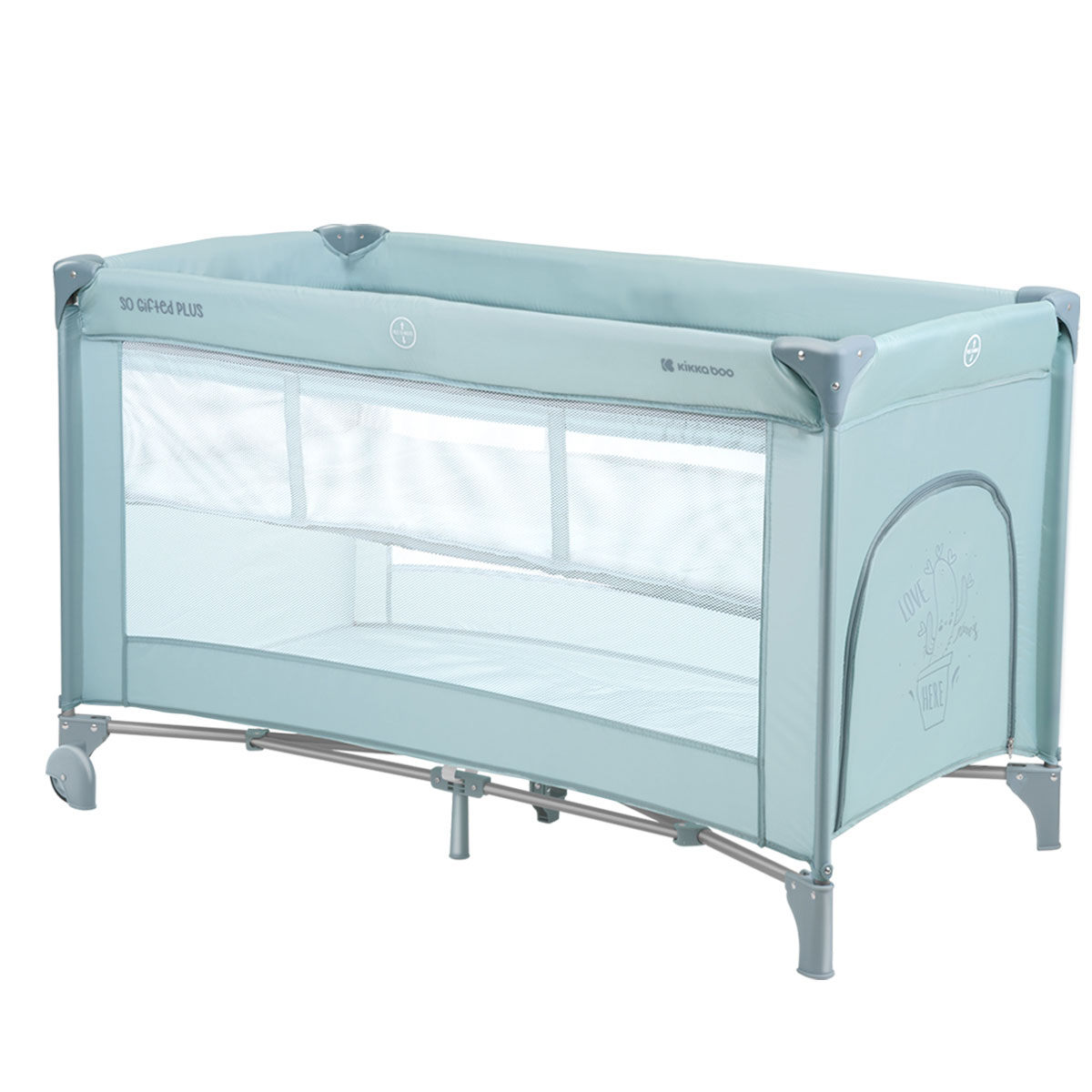 Παρκοκρέβατο 2 Θέσεων (0+ Μηνών/Έως 15kg) Kikka Boo So Gifted Plus Mint φωτογραφία
