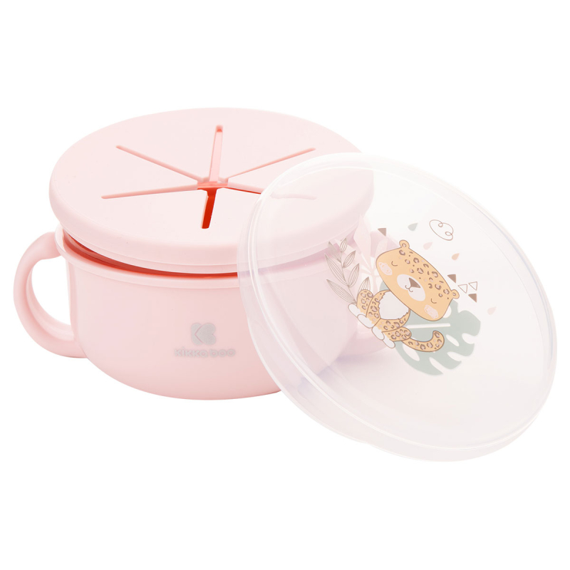 Φαγητοδοχείο Με Καπάκι (15x9.5x12.5) 380ml Kikka Boo  Savana Pink