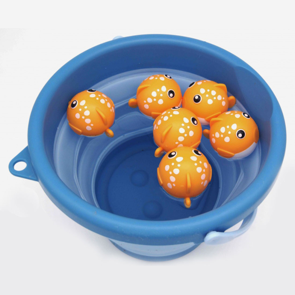 Παιχνίδι Ψαρέματος + Κουβαδάκια (Σετ 10τμχ) CompacToys Fishing Game