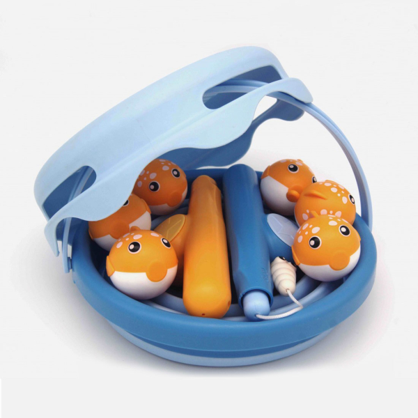 Παιχνίδι Ψαρέματος + Κουβαδάκια (Σετ 10τμχ) CompacToys Fishing Game