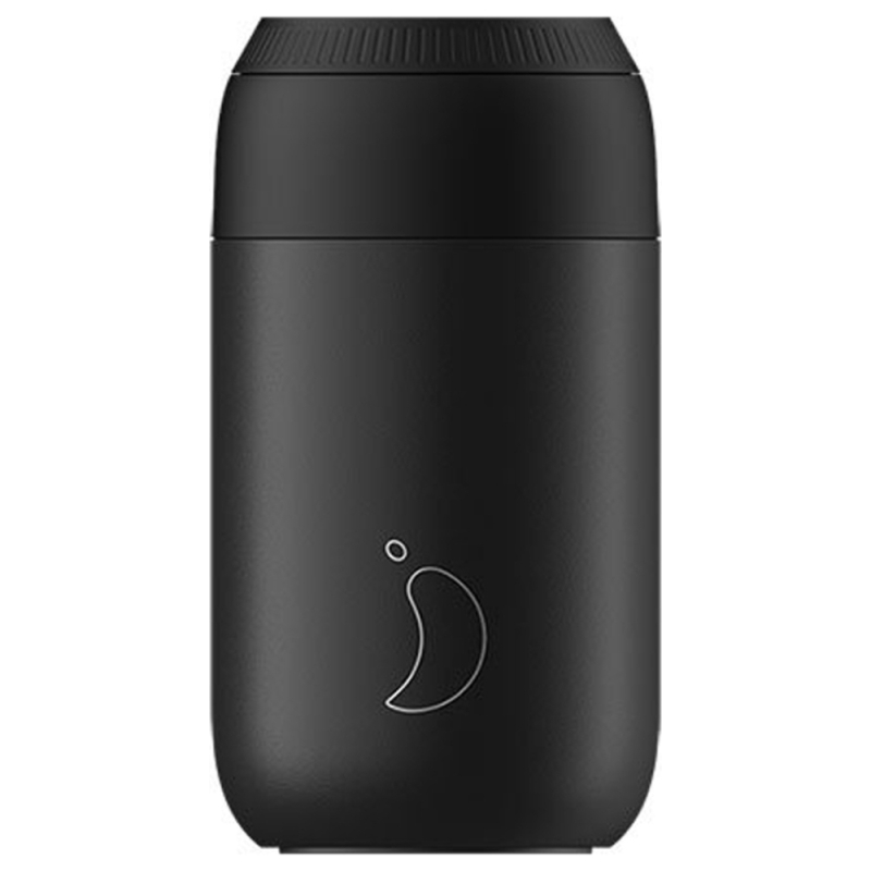 Ποτήρι Θερμός 340ml Chilly's Series 2 Cup Abyss Black