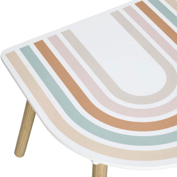 Παιδικό Τραπεζάκι + Καρέκλες (Σετ 3τμχ) Z-L Rainbow 13536