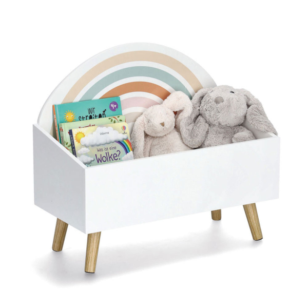 Κουτί Αποθήκευσης Παιχνιδιών (58x28x52) Z-L Rainbow 13538