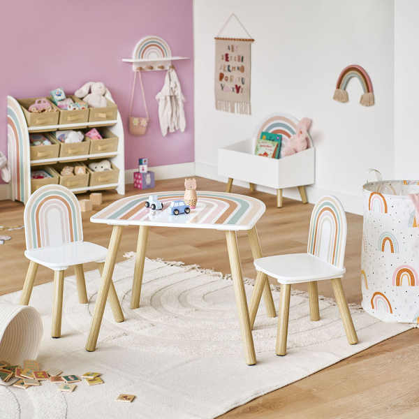 Κουτί Αποθήκευσης Παιχνιδιών (58x28x52) Z-L Rainbow 13538