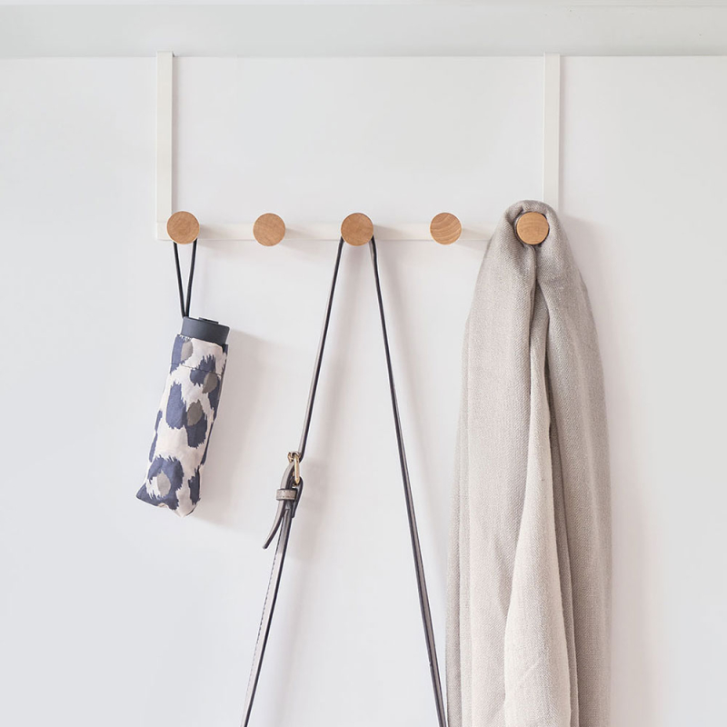 Κρεμάστρα Πόρτας 5 Θέσεων (37.5x9x18) Z-L White 13838