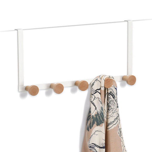 Κρεμάστρα Πόρτας 5 Θέσεων (37.5x9x18) Z-L White 13838