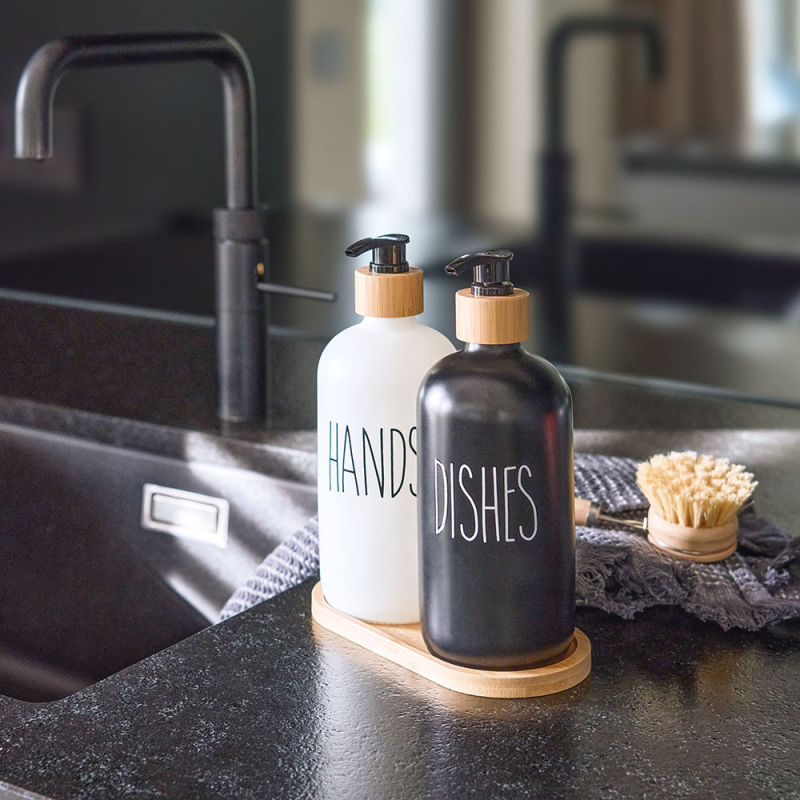 Δοχείο Υγρού Πιάτων + Δοχείο Κρεμοσάπουνου + Βάση Z-L 14753