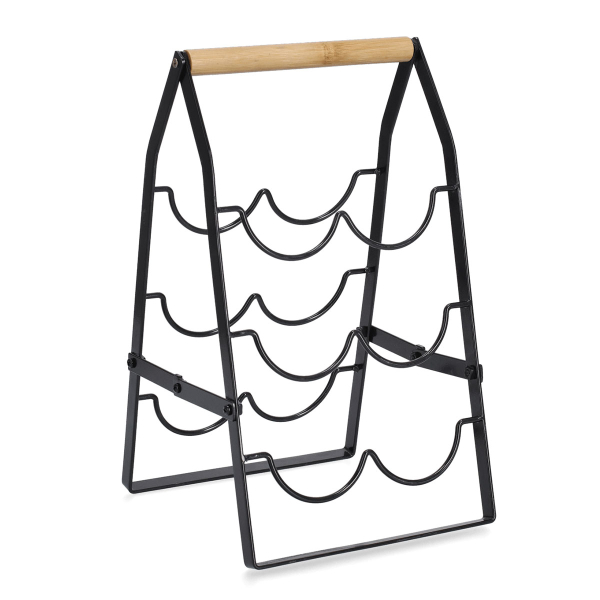 Αναδιπλούμενη Μπουκαλοθήκη 6 Θέσεων (22x23x37.5) Z-L 27451