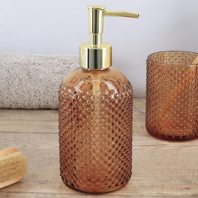 Dispenser Μπάνιου 410ml (Φ7x19) T-D 62146163 Smoky