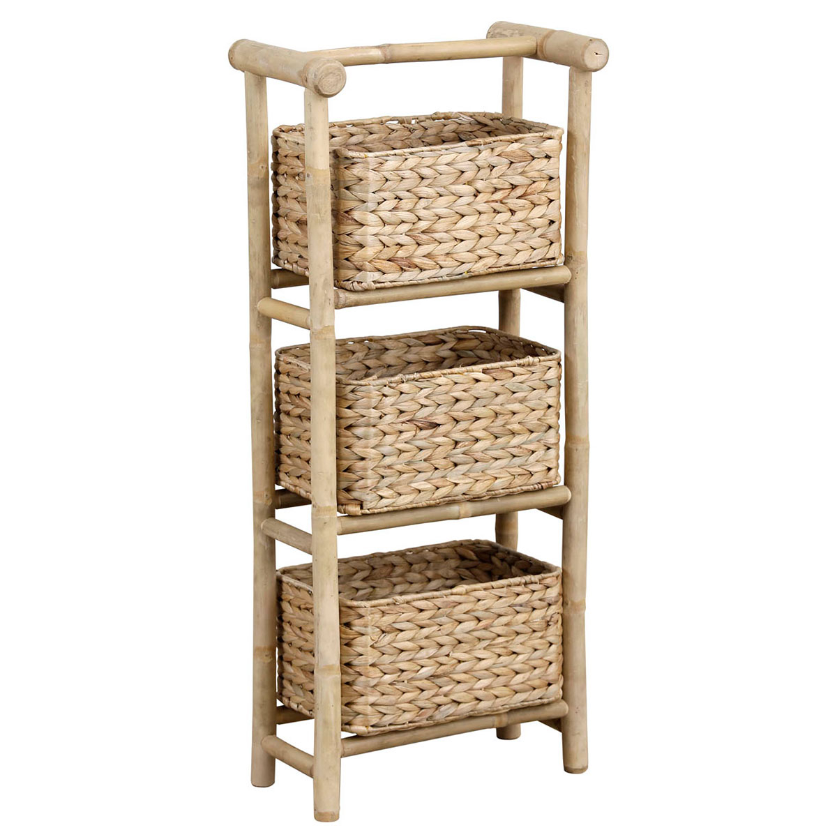 Ραφιέρα Δαπέδου 3 Θέσεων (39X23X91) T-D Bamboo 98202195 Home Έπιπλα Βιβλιοθήκες - Ραφιέρες Spitishop