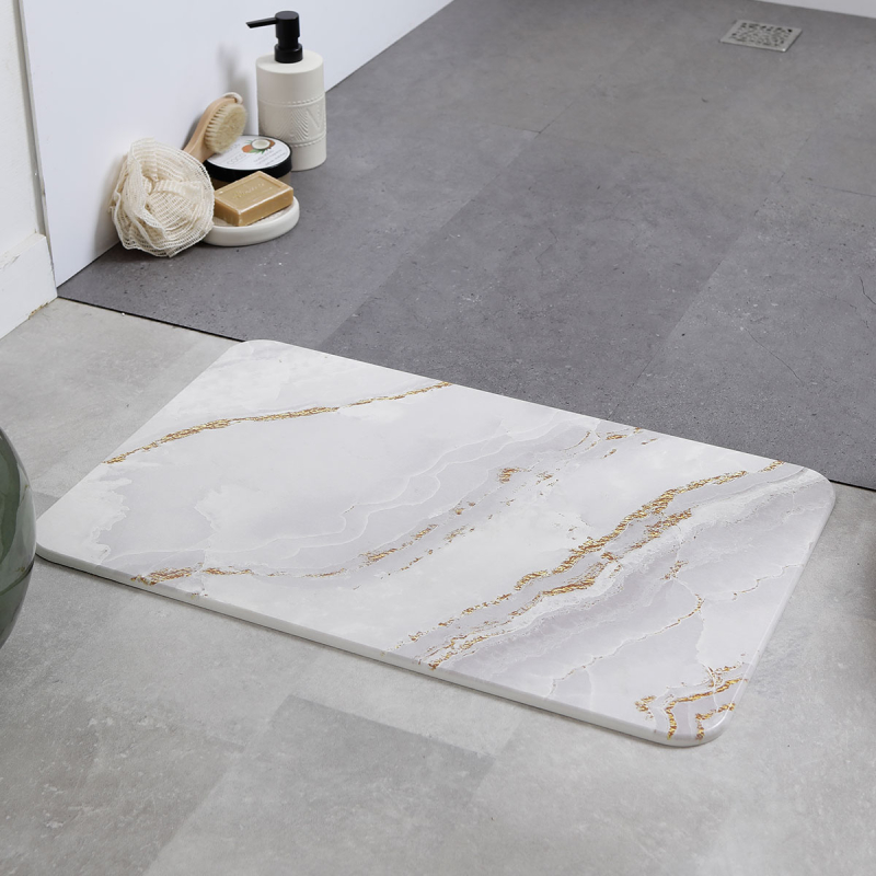 Πατάκι Μπάνιου Διατομίτη (39x60) T-D Marble 7800602