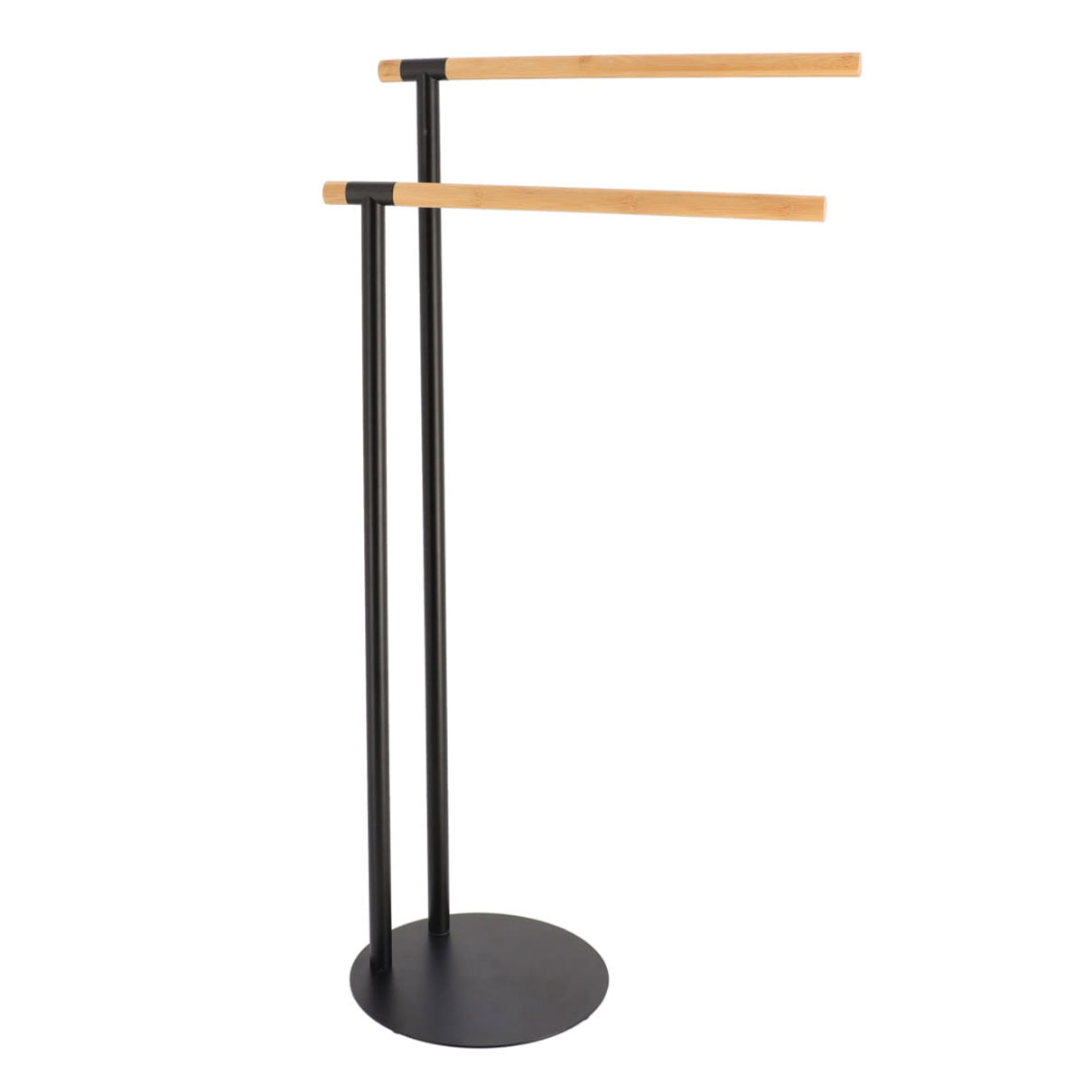 Σταντ για Πετσέτες (39 5X22X77 5) T-D 96163237 Black Bamboo Home Οργάνωση & Αποθήκευση Κρεμάστρες Δαπέδου Spitishop
