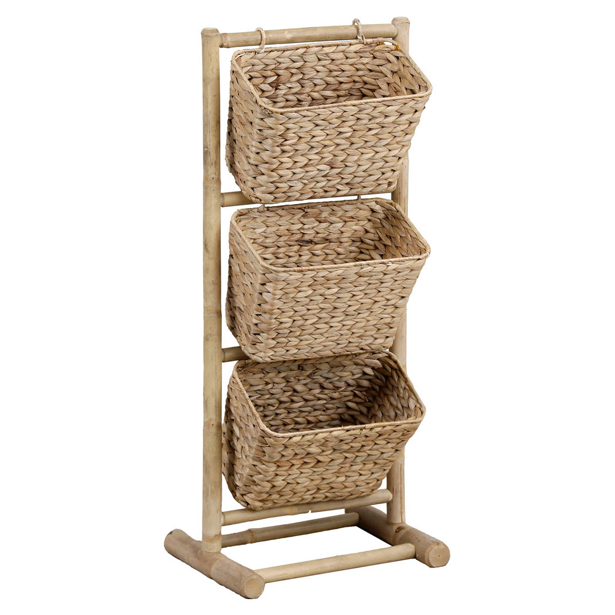 Ραφιέρα Δαπέδου 3 Θέσεων (40 5X30X92 5) T-D Bamboo 98203195 Home Έπιπλα Βιβλιοθήκες - Ραφιέρες Spitishop