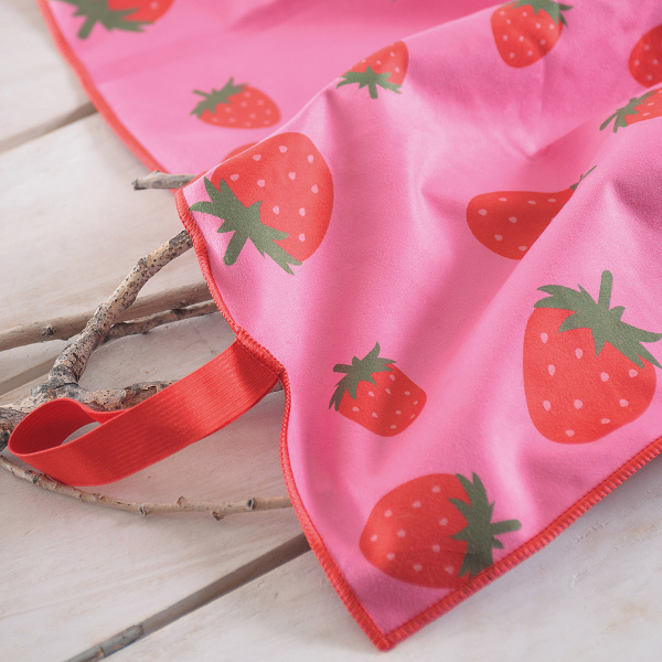 Παιδική Πετσέτα Θαλάσσης Microfiber (90x160) Rythmos Strawberry Fields