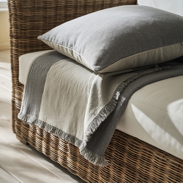 Ριχτάρι Καναπέ Τετραθέσιου 2 Όψεων (170x350) Gofis Home Rukia Sky Grey/Water Grey 269/15