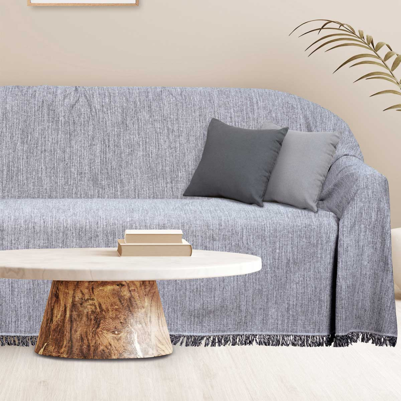 Ριχτάρι Καναπέ Διθέσιου (180x250) Das Home Throws 0259 Black