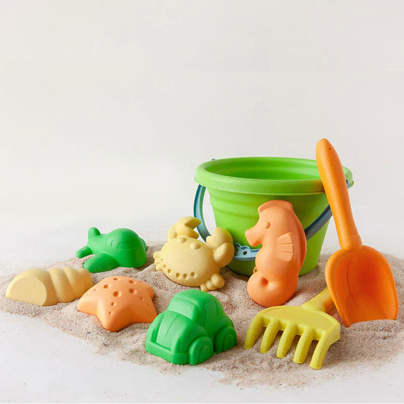 Κουβαδάκι + Φτυαράκια Παραλίας (Σετ 9τμχ) Kiokids Sea Life 4310