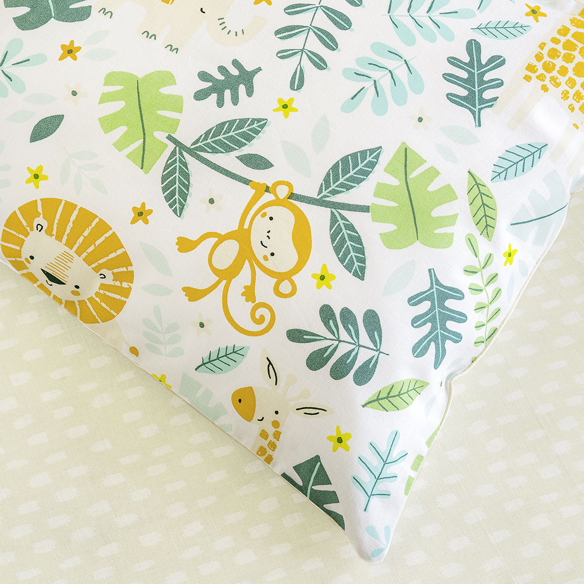 Κουβερλί Κούνιας (110X150) 2 Όψεων Kocoon Jungle Baby Home Βρεφικά Προίκα Μωρού Spitishop