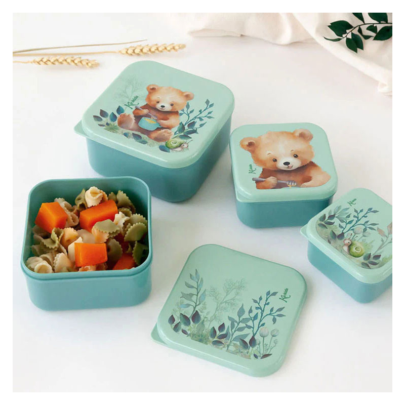 Φαγητοδοχεία (Σετ 4τμχ) Kiokids Little Beer 4187