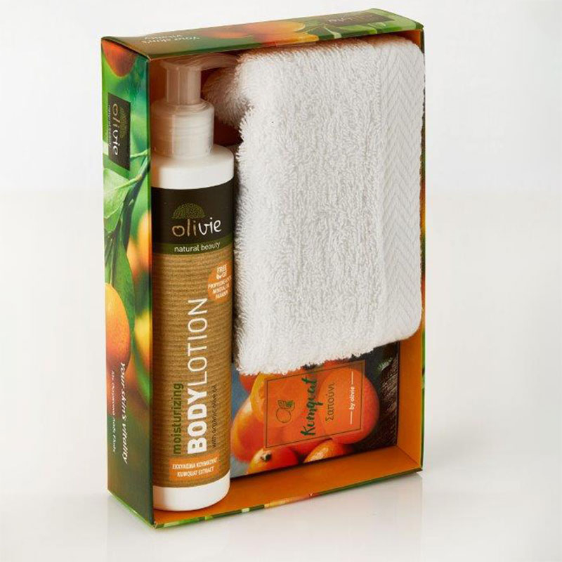Σετ Περιποίησης Σώματος 3τμχ Olivie Set Kumquat