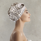 Πετσέτα Στεγνώματος Μαλλιών – Τουρμπάνι (25×65) Nima Akoya