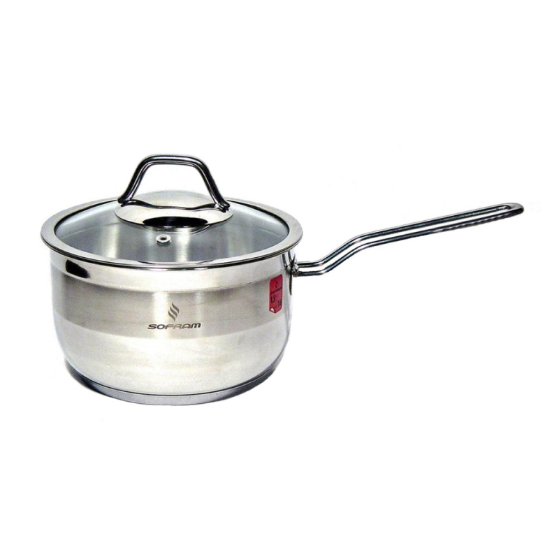 Ανοξείδωτο Κατσαρολάκι Γάλακτος (18εκ.) Sofram Soft 2.3lt