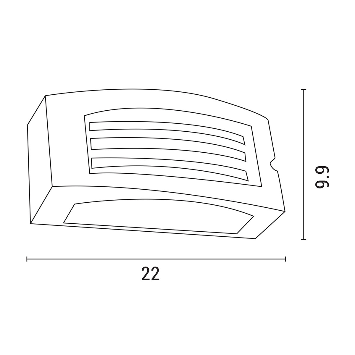 Απλίκα Εξωτερικού Χώρου Eurolamp 145-20235 Grey Home Φωτιστικά - Κήπου Spitishop