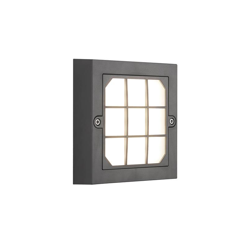 Απλίκα LED 3 CCT Εξωτερικού Χώρου Eurolamp Senario 145-52122 Grey