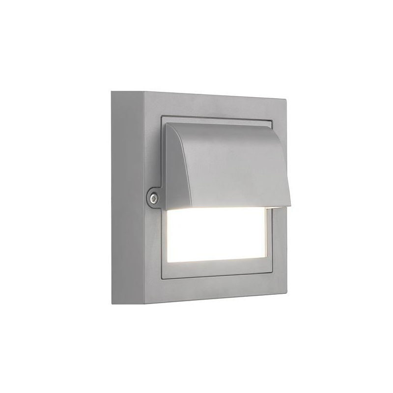 Απλίκα LED 3 CCT Εξωτερικού Χώρου Eurolamp Senario 145-52126 Grey