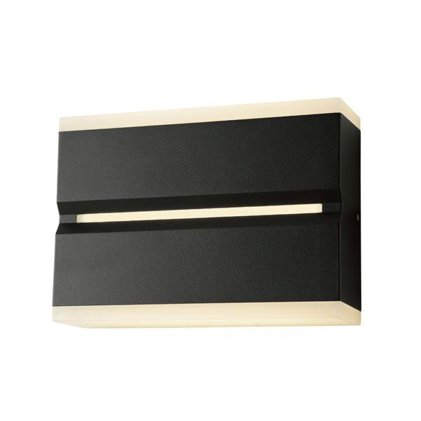 Απλίκα LED Εξωτερικού Χώρου Eurolamp 145-20247 Black