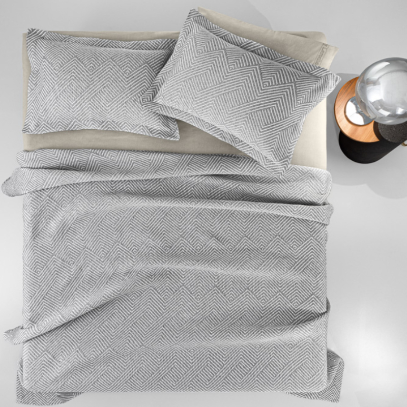 Κουβερτόριο Υπέρδιπλο (245x260) Guy Laroche Tetris Anthracite