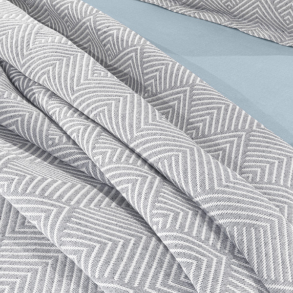 Κουβερτόριο Μονό (160x260) Guy Laroche Tetris Silver