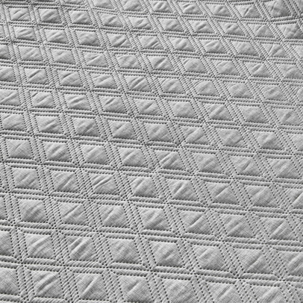 Κουβερλί Υπέρδιπλο (220x240) + Διακοσμητική Μαξιλαροθήκη Guy Laroche Tempest Grey