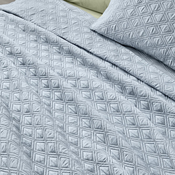 Κουβερλί King Size (250x240) + Διακοσμητική Μαξιλαροθήκη Guy Laroche Tempest Blue