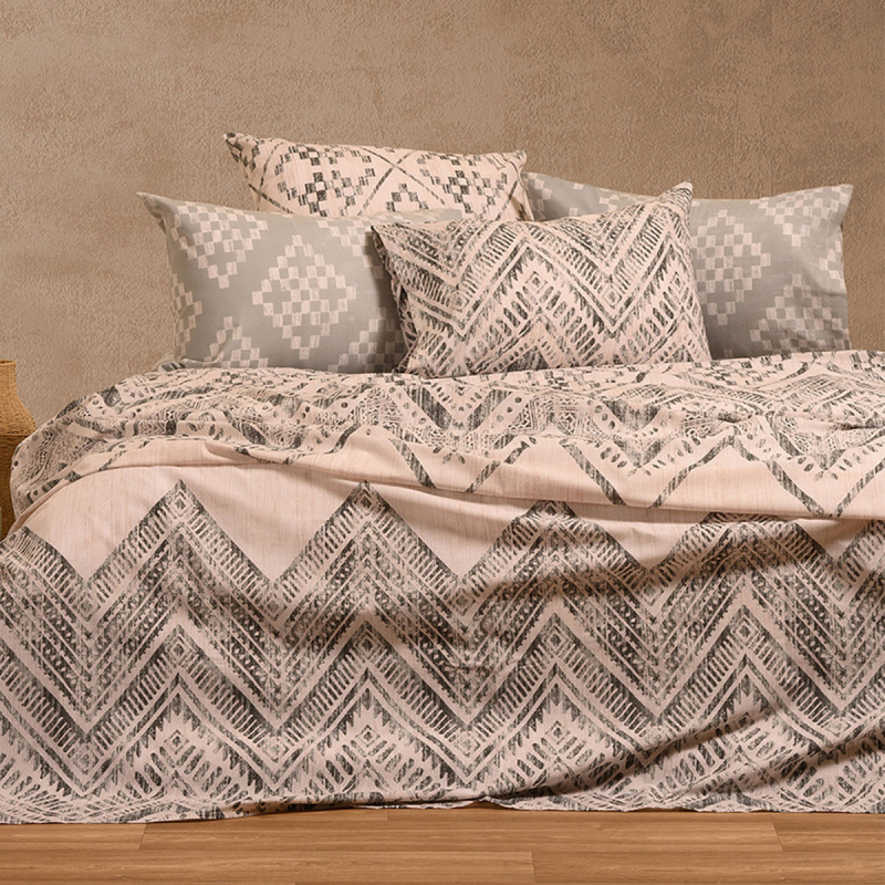 Παπλωματοθήκη Υπέρδιπλη (225x245) Melinen Casual Line Barrio Grey