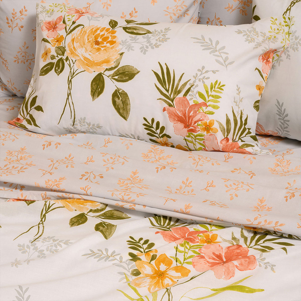 Παπλωματοθήκη Υπέρδιπλη (225x245) Melinen Casual Line Sylvie Peach