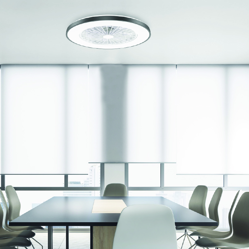 Ανεμιστήρας Οροφής Με Φως Led & Τηλεχειριστήριο 50εκ. Aca FANOKBL10G Black