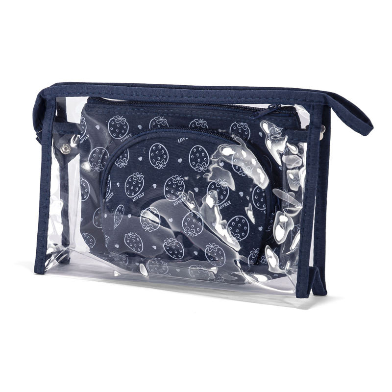 Νεσεσέρ Καλλυντικών (Σετ 3τμχ) Benzi BZ5798 Blue