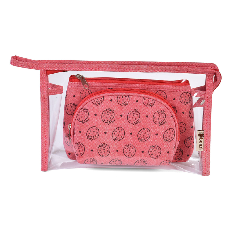 Νεσεσέρ Καλλυντικών (Σετ 3τμχ) Benzi BZ5798 Coral