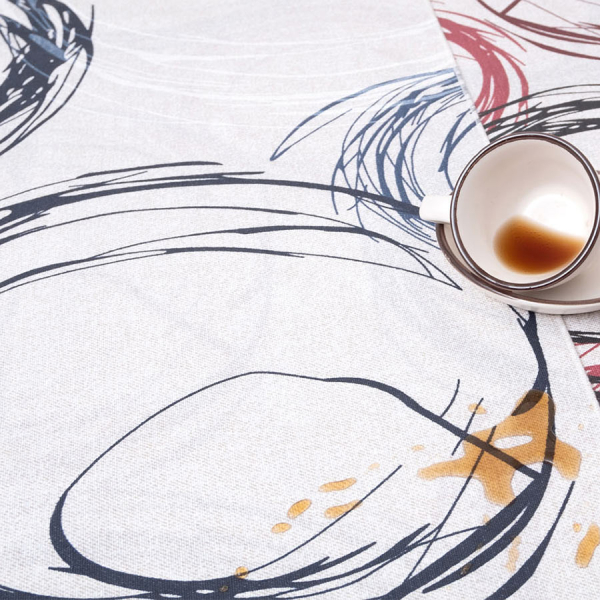 Αλέκιαστο Καρέ (70x70) Viopros Τάνια Μπλε