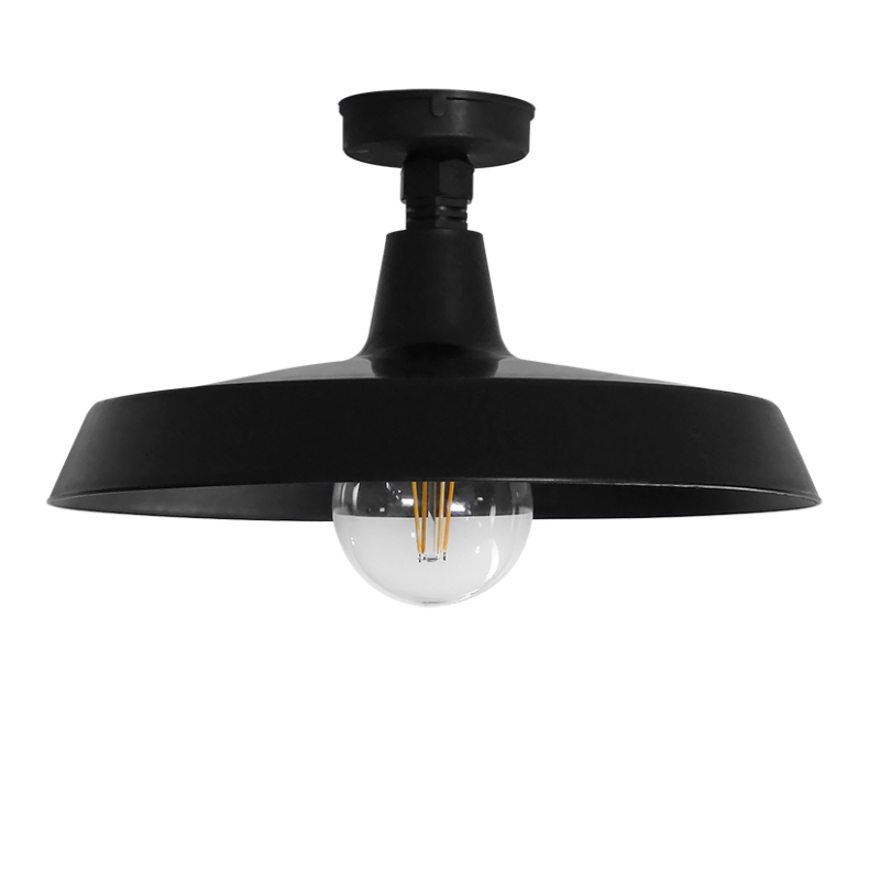 Φωτιστικό Πλαφονιέρα Heronia Us-Gas 31-1208 Black