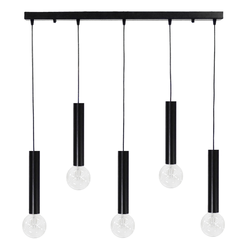 Φωτιστικό Οροφής Πολύφωτο Heronia Minimal 34-0204 Black