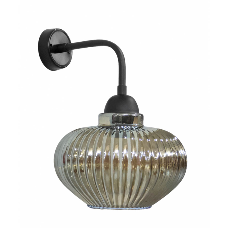 Απλίκα Τοίχου Heronia Rigato 02-0335 Fume