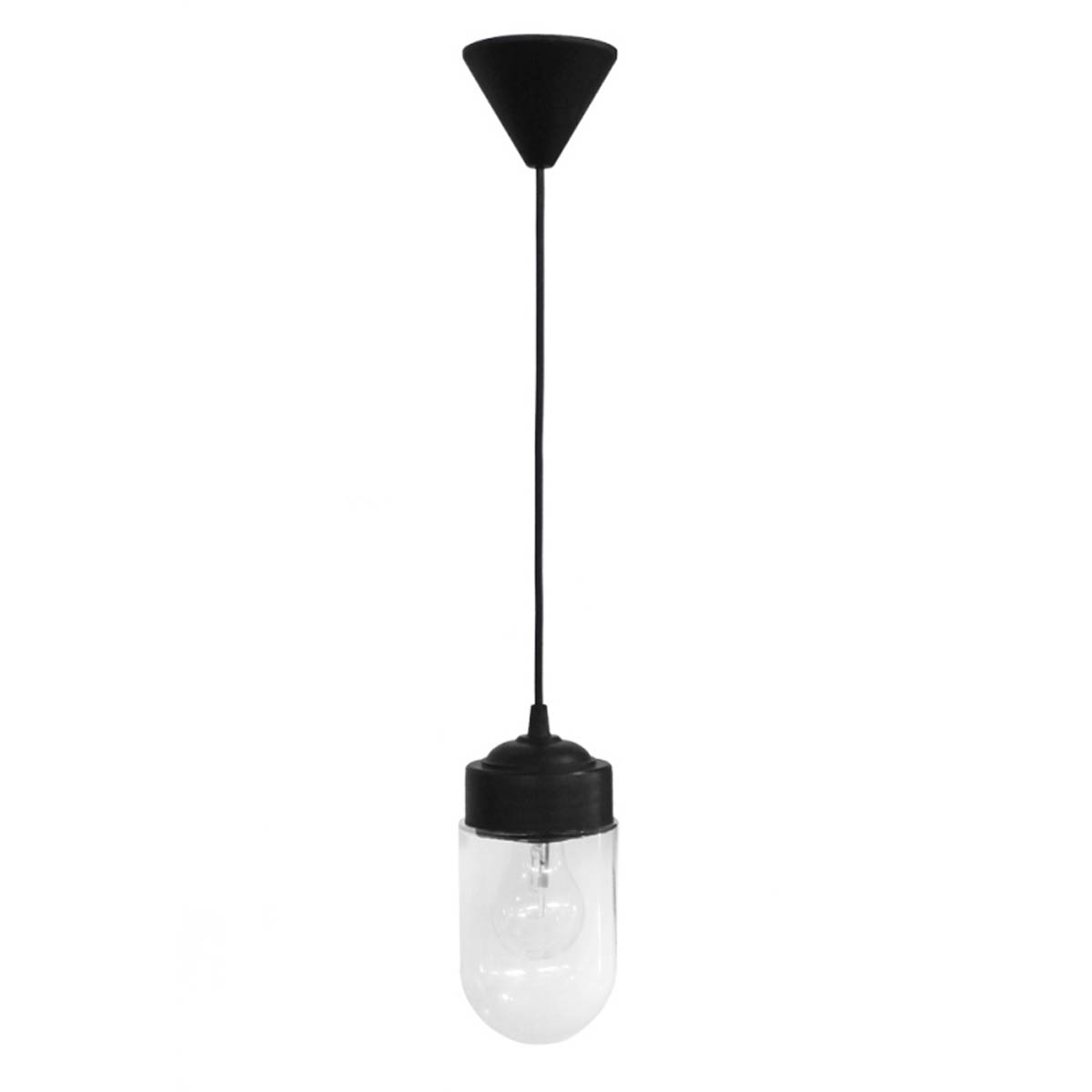 Φωτιστικό Οροφής Μονόφωτο Heronia SLP-650 11-0253 Black 285990