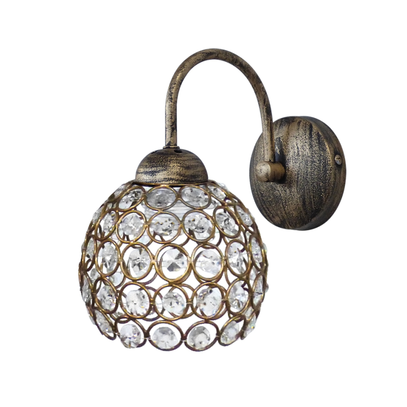 Απλίκα Τοίχου Heronia Chris 01-0266 Bronze