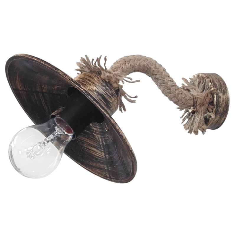 Απλίκα Τοίχου Heronia Petra 31-0578 Rope/Bronze