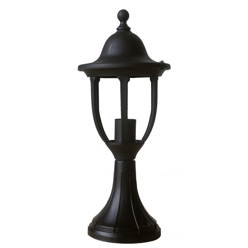 Φωτιστικό Δαπέδου - Φανάρι Εξωτερικού Χώρου Heronia Lais 500 10-0110 Black